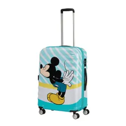 American Tourister Wavebreaker Disney Orta Bavul-Mickey blue kiss