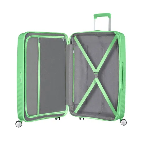 Средний чемодан American Tourister Soundbox-spring green