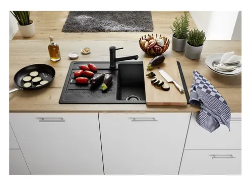 Bateria BLANCO Kano-S 526668 Czarny mat