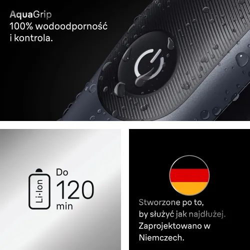 Trymer Braun AIO7540 6 nasadek 120min