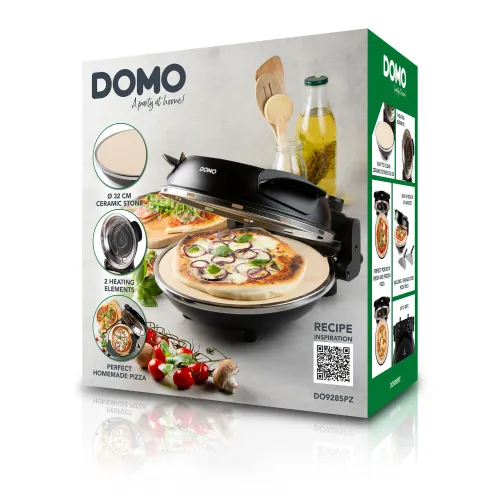 Piec do pizzy Domo DO9285PZ 1200W Regulacja temperatury 32cm