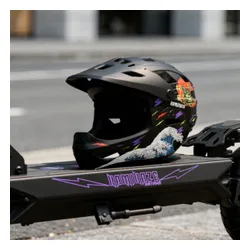 Kask KAMIKAZE Ronin Czarny Full Face (rozmiar S)