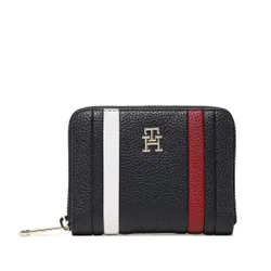 Corp AW0AW15118 DW6 için Tommy Hilfiger Th Amblem Med Büyük Kadın Cüzdanı