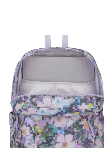 Unsisex JanSport SuperBreak Plus sırt çantası - 8 bit çiçek