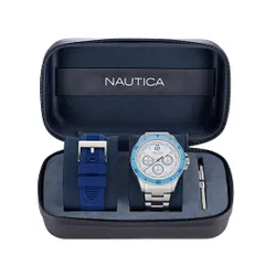 Часы Nautica NAPWRS405 Серебристый