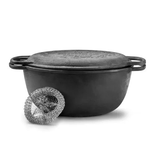 Garnek żeliwny z pokrywką MAYSTERNYA IRON 5 l