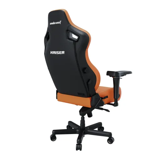Fotel Anda Seat Kaiser 4 XL Gamingowy do 200kg Skóra Eco Pomarańczowy