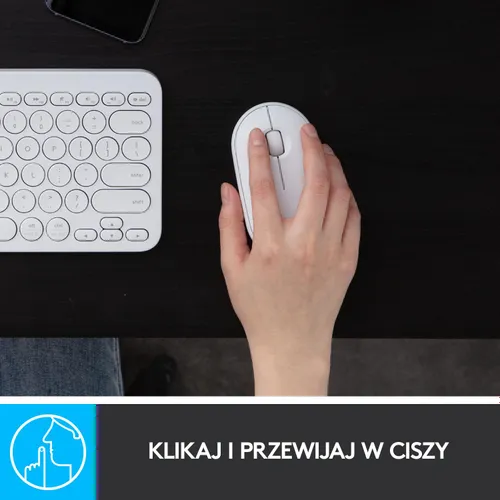 Myszka Logitech Pebble M350 Biały