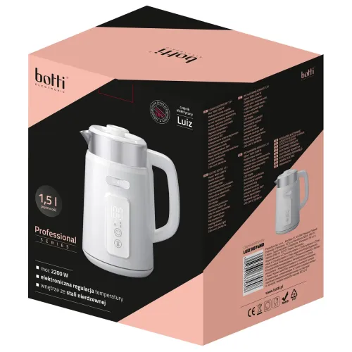 BOTTI Luiz K074ND 1,5 l - czajnik elektryczny bezprzewodowy