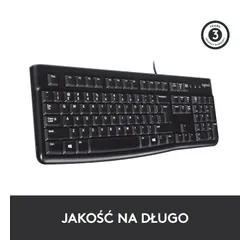 Klawiatura membranowa Logitech K120 Czarny