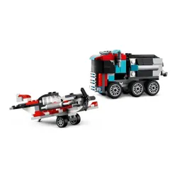 LEGO Creator 31146 грузовик с платформой и вертолетом P8