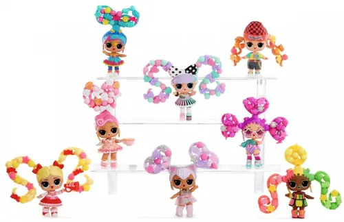 Mga Lalka L.O.L. Surprise Hair Beads Tots Display 33 sztuki