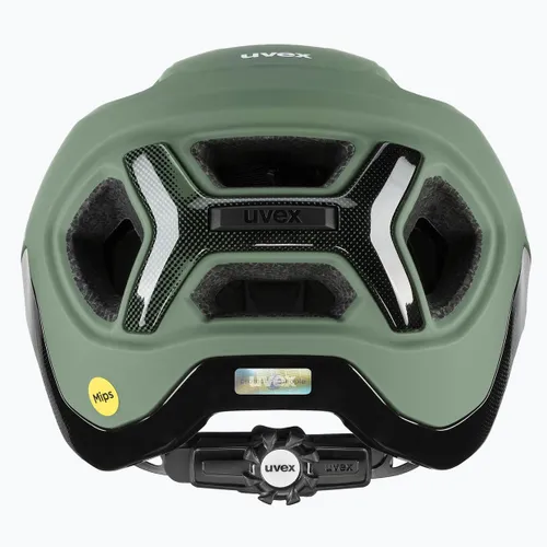 Kask rowerowy UVEX React MIPS moss green/black matt