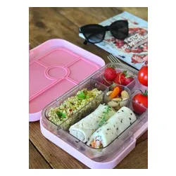 Okul için öğle Yemeği Kutusu XL Yumbox Tapas 5 Bölüm-Greenwich Green / Orman