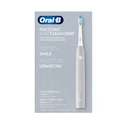 Elektrikli Diş Fırçası Oral-B Pulsonic İnce Temiz 2000 Gri