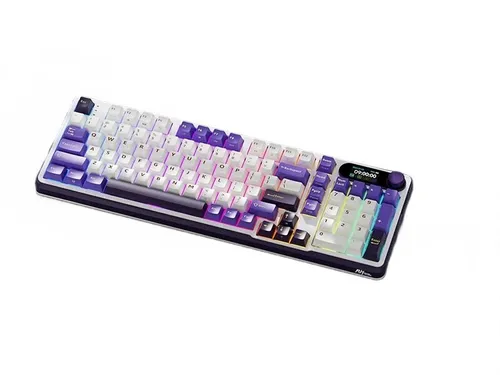 Klawiatura ROYAL KLUDGE RK-S98 Chartreuse Switch Biało-fioletowy