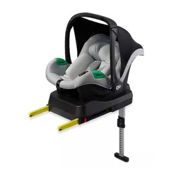 Fotelik samochodowy KINDERKRAFT Mink Pro I-Size z bazą 40-75 cm (0-13 kg) Szary