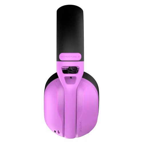 Słuchawki bezprzewodowe z mikrofonem Hator Hyperpunk 3 Wireless ESH19 ANC Nauszne Fioletowy