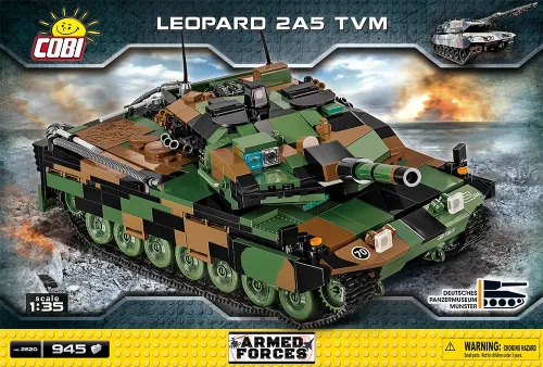 Klocki Cobi Czołg Niemiecki Leopard 2A5 TVM (2620)