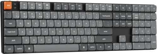 Klawiatura mechaniczna Keychron K5 Max RGB Gateron Red Szary