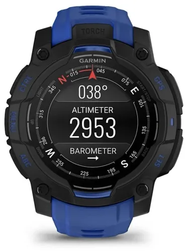 Smartwatch Garmin Instinct 3 50mm GPS Czarno-niebieski