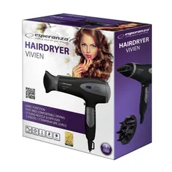 Suszarka ESPERANZA Ionic Vivien EBH005K 2200W