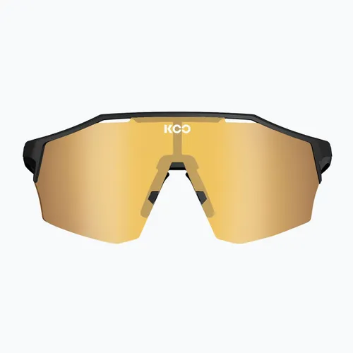 Okulary przeciwsłoneczne Koo Alibi black matt/gold mirror
