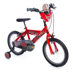 Rower dziecięcy HUFFY Disney Auta 16 cali dla chłopca Czerwony