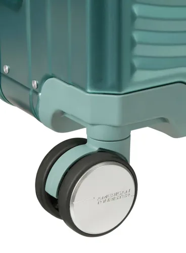 Walizka mała American Tourister Soundbox Alu - dusty turquoise