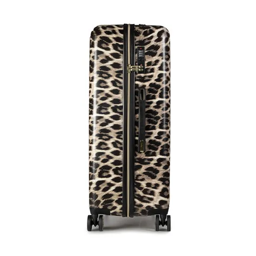 Большой жесткий чемодан Puccini Beverly Hills ABS015A 6 Leopard