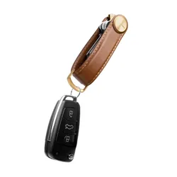 Skórzane etui organizer na klucze Orbitkey Key Organiser Pro Leather - cedar