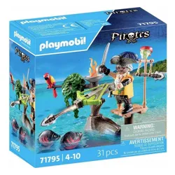 PLAYMOBIL PIRATES 71795 PIRAT Z BALISTĄ zestaw dla dzieci 4+