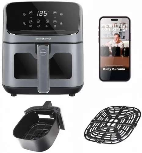 Air Fryer Frytkownica beztłuszczowa ELDOM FR45 Fritelo 4.2l z okienkiem do obserwacji postępów gotowania