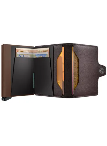 Portfel kieszonkowy RFID Secrid twinwallet Original - chocolate