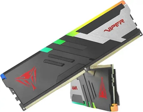Pamięć RAM Patriot Viper Venom RGB DDR5 64GB (2 x 32GB) 6000 CL30 Szary