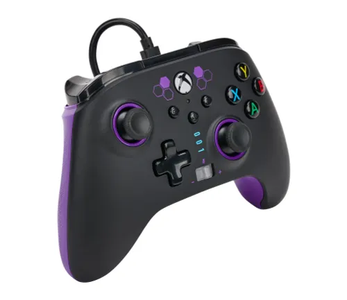 Геймпад PowerA Enhanced Purple Hex к Xbox Series X/S, Xbox One, PC Проводной