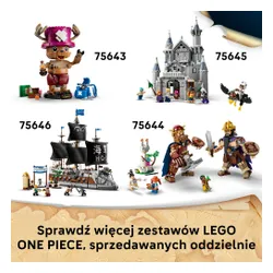 LEGO 75642 ONE PIECE: Столкновение с капитаном Смокером, набор кубиков 9+