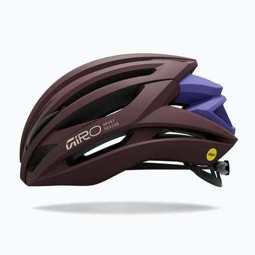 Kask rowerowy Giro Syntax MIPS matte dark maroon