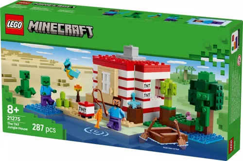 LEGO Klocki Minecraft 21275 Dom TNT w dżungli