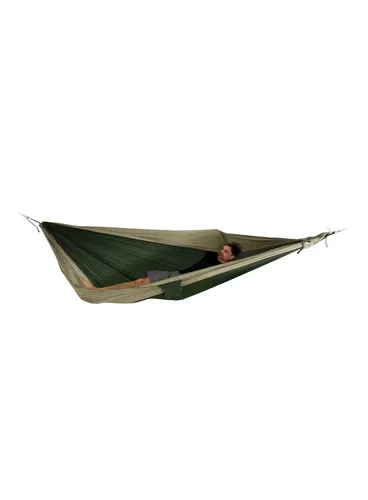 Hamak turystyczny Ticket To The Moon King Size Hammock - army green/brown