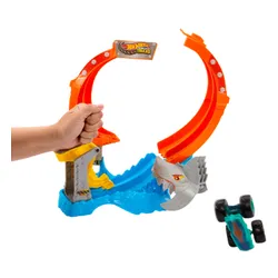 Tor Hot Wheels Monster Trucks Pętla rekina JFR08