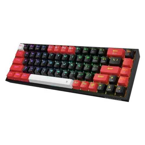 Klawiatura mechaniczna Redragon K631 Pro Castor Red Switch Czarno- czerwony