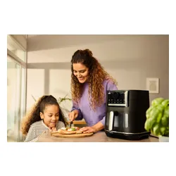 Air Fryer Frytkownica beztłuszczowa BRAUN MultiFry 5 HF5075IBK 6l z okienkiem do obserwacji postępów gotowania