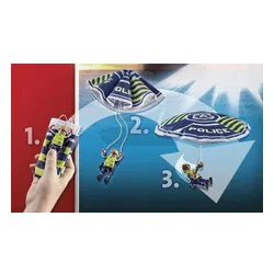 Playmobil City Action 70781 Policyjny spadochron