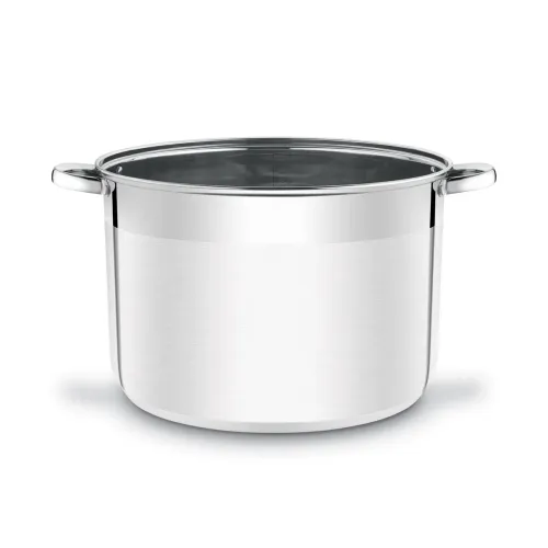 Garnek prosty ze stali nierdzewnej z pokrywką Tadar 29 litrów