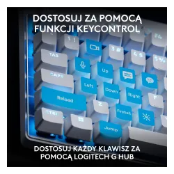 Klawiatura Logitech Pro X TKL Rapid Biały