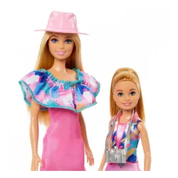 Mattel Zestaw lalek Barbie i Stacie z pieskami