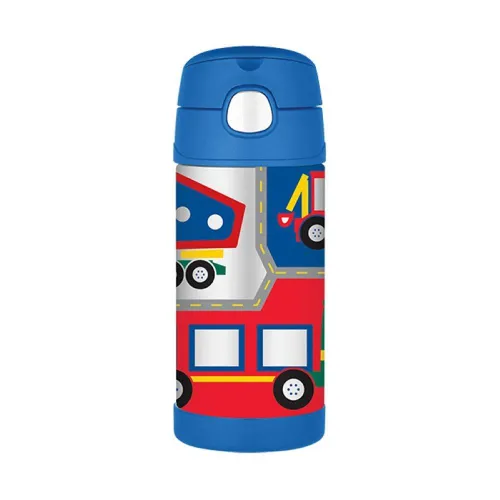 FUNtainer termos dziecięcy ze słomką 355 ml Thermos - pojazdy