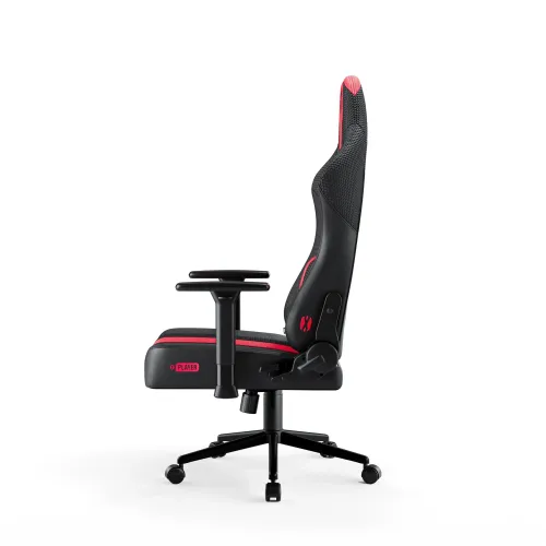 Fotel Diablo Chairs X-Player 2.0 Small do 90kg Skóra ECO Tkanina Karmazynowo-antracytowy