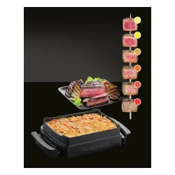 Grill elektryczny Tefal GC714834 OptiGrill+ Snacking&Baking 600cm2 Programy automatyczne